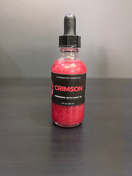 Crimson Shimmering Bath & Body Oil
